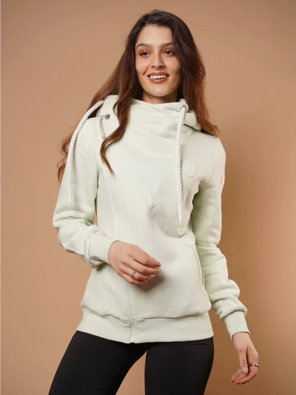 Wanakome Athena Full-Zip Hoodie Size XXL Apple Green Outdoors Fleece